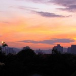 sunrise over Kuala Lumpur