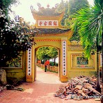 temple at Hoam Kien Lake, HANOI, VIETNAM,