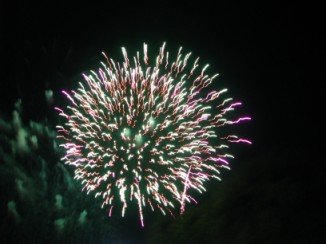 fireworks at St Pete, Florida