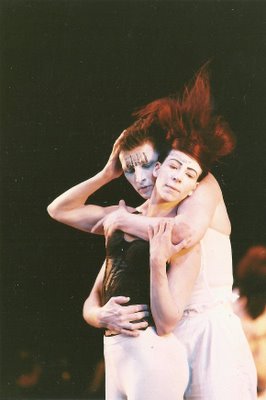 Lash and Greg in Butoh performance, Kyoto Japan