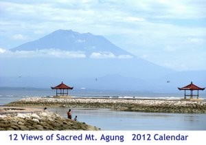 Cover 2012 Calendar: 12 Views of Mt. Agung