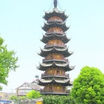 Longhua pagoda at Longhua Temple, Shanghai, China
