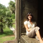 Connie Hum at Angkor Wat, 2010