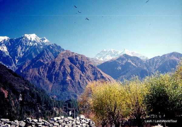 Annapurna Range of Himalayan Mountains