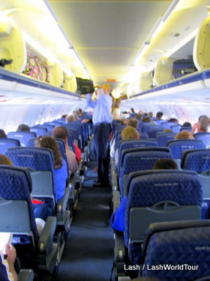 inside plane