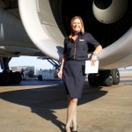 Nina Schwarz, head flight attendant with Lufthansa