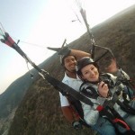 crazy sexy fun traveler paragliding in San Jose Iturbide