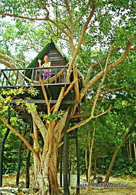 Lash- treehouse bungalow- Koh Samet- Thailand