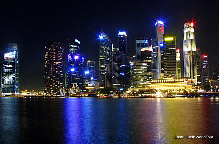 Singapore tips-harbor - Night Photo