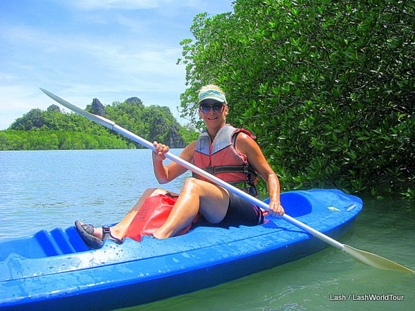 Lash kayaking Kilim River - mangroves -Langkawi Island - Malaysia