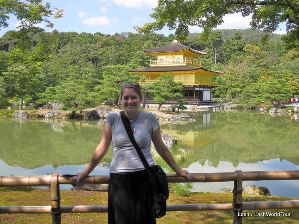 travel interview - Stephanie Yoder - Twenty Something Travel - Kinkakuji Temple - Kyoto - Japan