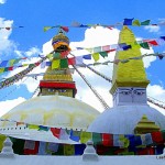photos of Tibetan temples include Boudhnath Stupa - Kathmandu - Nepal
