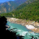 Ganges River north of Rishikesh