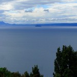 Lake Taupo looking back towards Taupo town