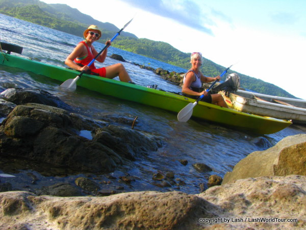 kayaking in Fiji