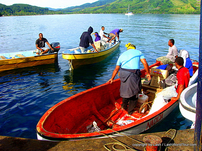 locals at Kadavu Island - Fiji