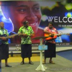 Live traditional music welcome at Fiji International Airport