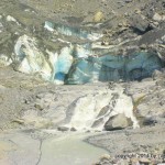 Close-up of Franz Josef Glacier terminal face