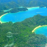 aerial view of Abel Tasman NP - from scenic flight