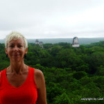 Lash at Temple 4 - Tikal Mayan Ruins - Gautemala