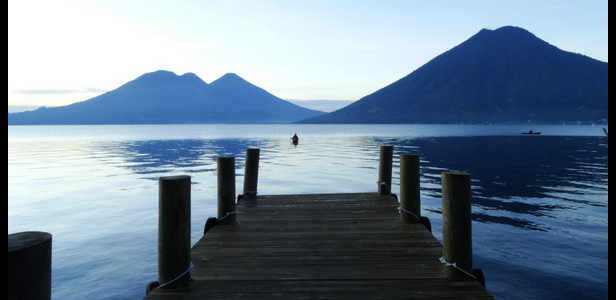 Volcanoes at Lake Atitlan