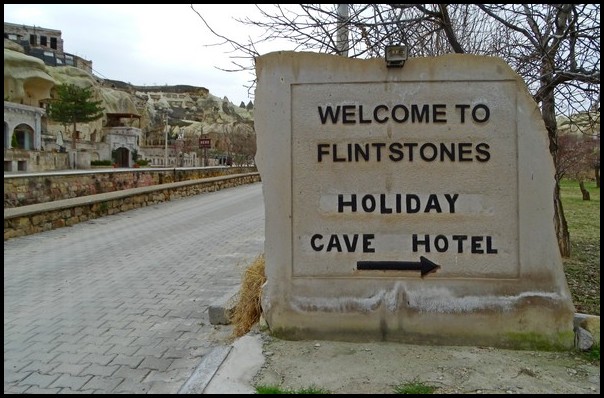 Flintstones sign