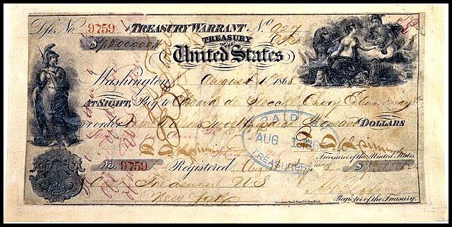 Alaska purchase treaty photo from Wiki - By Edouard de Stoeckl and William H. Seward